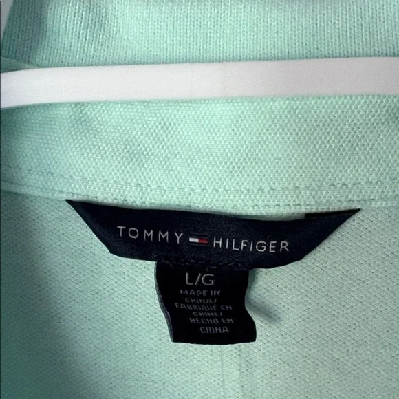 NEW TOMMY HILFIGER Women’s Seafoam Polo - Picture 2 of 5